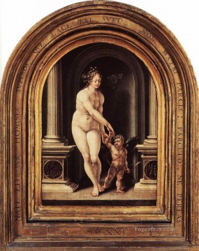 Jan Mabuse Painting - Venus and Cupid Jan Mabuse